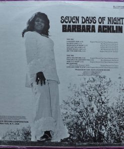 Alternative view of Barbara Acklin - Seven Days Of Night (LP, Album, Pin) (Very Good (VG))