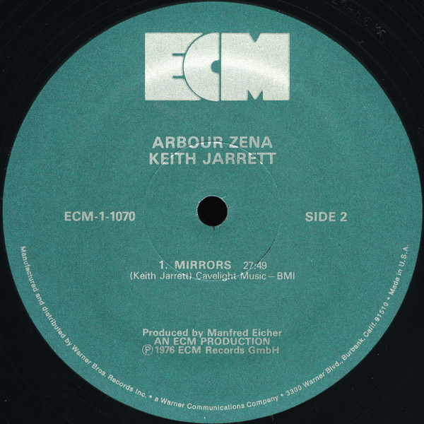Keith Jarrett - Arbour Zena (LP, Album, RE) (Very Good Plus (VG+)) - Image 4