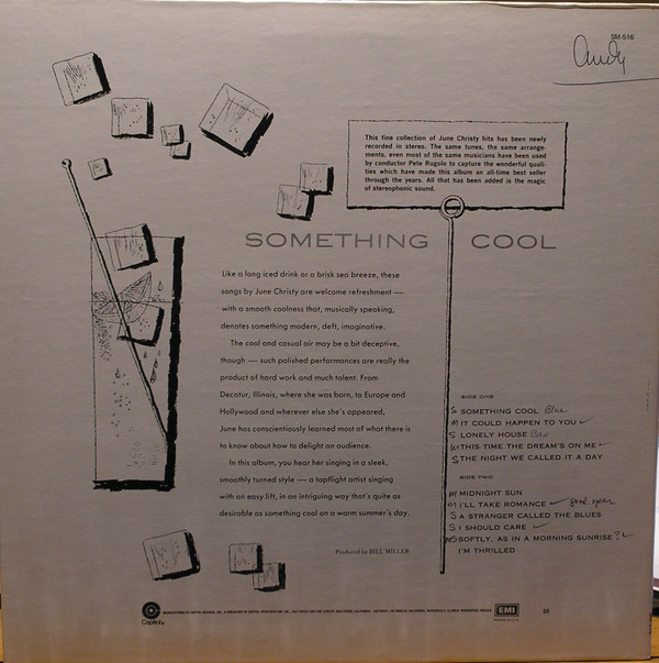 June Christy - Something Cool (LP, Album, RE, Re-) (Near Mint (NM or M-)) - Image 2