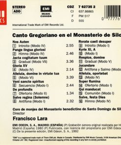 Alternative view of Coro De Monjes Del Monasterio De Santo Domingo De Silos Director Francisco Lara - Canto Gregoriano En El Monasterio de Silos (CD, Album, RE) (Near Mint (NM or M-))