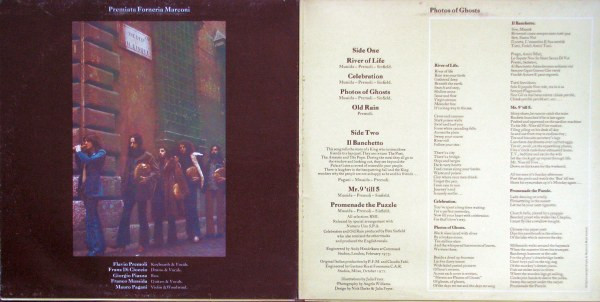 Premiata Forneria Marconi - Photos Of Ghosts (LP, Album, RP, Gat) (Very Good Plus (VG+)) - Image 3