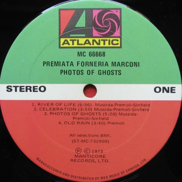 Premiata Forneria Marconi - Photos Of Ghosts (LP, Album, RP, Gat) (Very Good Plus (VG+)) - Image 4