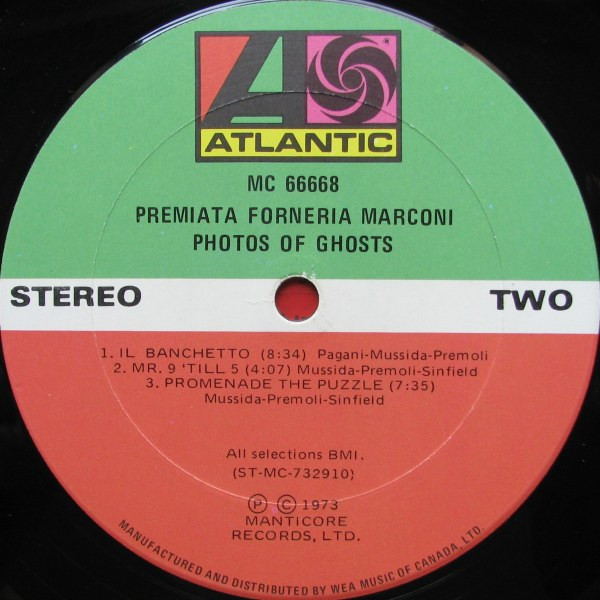 Premiata Forneria Marconi - Photos Of Ghosts (LP, Album, RP, Gat) (Very Good Plus (VG+)) - Image 5
