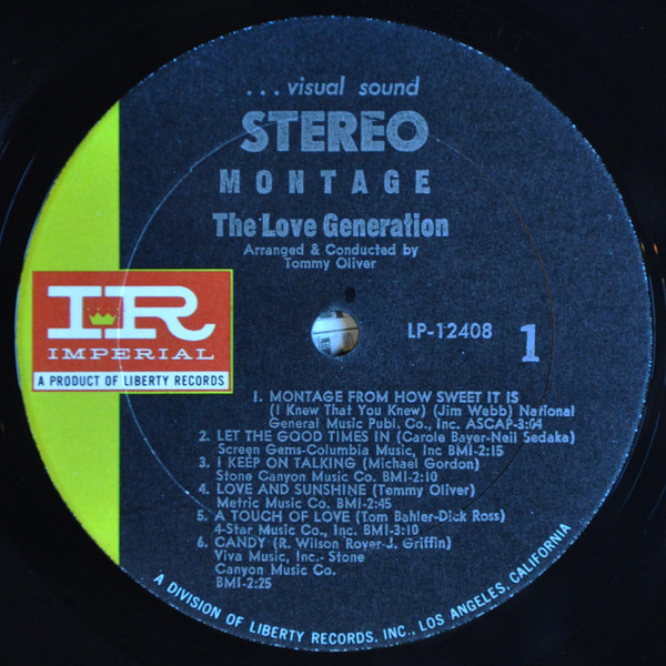 The Love Generation (2) - Montage (LP, Album) (Very Good (VG)) - Image 3