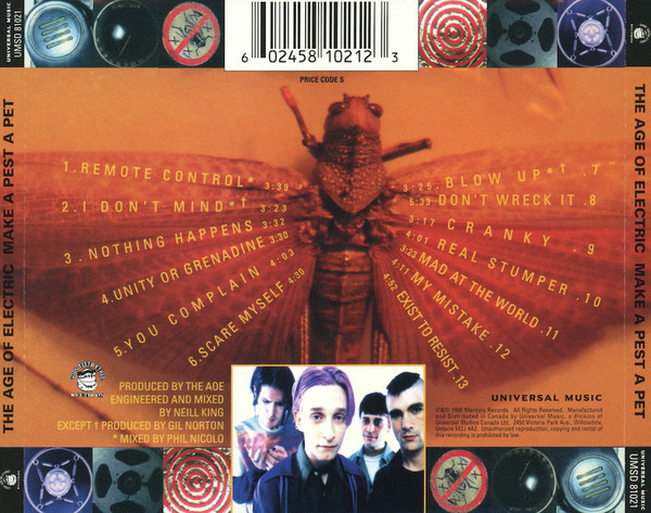 The Age Of Electric - Make A Pest A Pet (CD, Album, RE) (Mint (M)) - Image 2