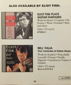 Alternative view of Paganini* – Eliot Fisk - 24 Caprices (CD, Album, Club, BMG) (Near Mint (NM or M-))