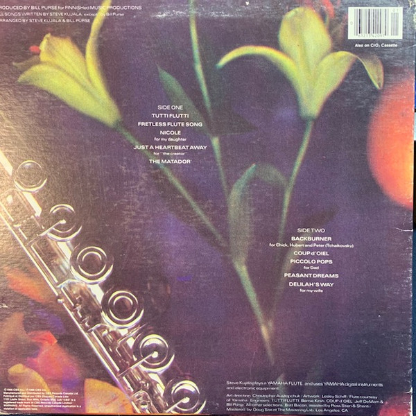 Steve Kujala - Fresh Flute (LP, Album) (Near Mint (NM or M-)) - Image 2