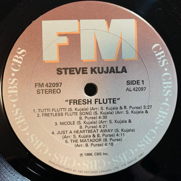 Steve Kujala - Fresh Flute (LP, Album) (Near Mint (NM or M-)) - Image 3