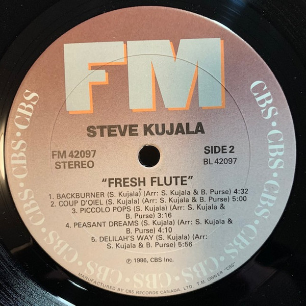 Steve Kujala - Fresh Flute (LP, Album) (Near Mint (NM or M-)) - Image 4