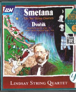 The Lindsays, Antonín Dvořák, Bedřich Smetana - The Two Strings Quartets - Romance Op. 9 - Two Waltzes Op. 54 (CD, Album, RE) (Mint (M))