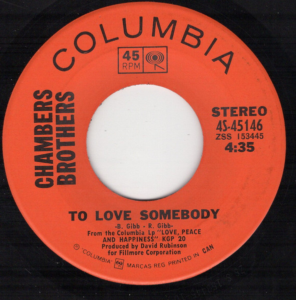 The Chambers Brothers - Let's Do It (Do It Together) (7") (Near Mint (NM or M-)) - Image 2