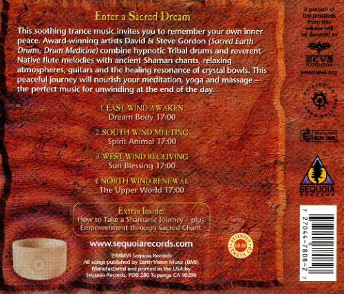 David & Steve Gordon - Shaman's Vision Journey (CD, Album) (Near Mint (NM or M-)) - Image 2