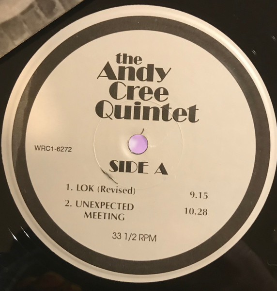 Andy Cree Quintet - Live At The Bassment (LP) (Mint (M)) - Image 3