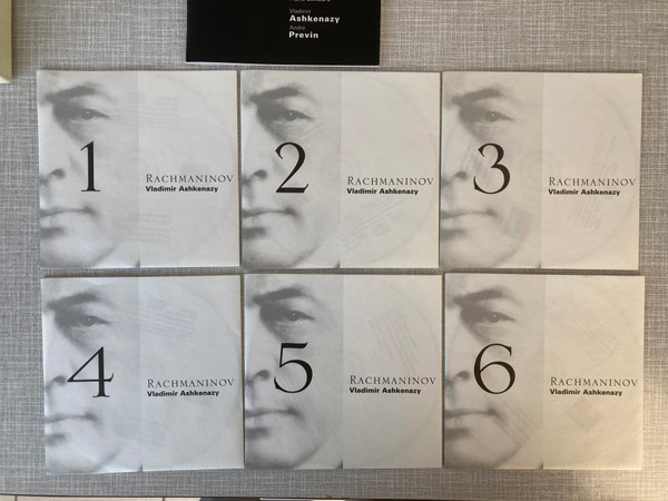 Sergei Vasilyevich Rachmaninoff - Vladimir Ashkenazy, André Previn - The Piano Concertos (6xCD, Comp + Box, RE) (Near Mint (NM or M-)) - Image 3
