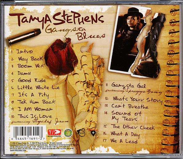 Tanya Stephens - Gangsta Blues (CD, Album) (Near Mint (NM or M-)) - Image 2