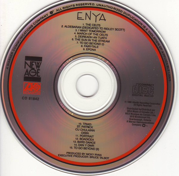Enya - Enya (CD, Album, RE) (Near Mint (NM or M-)) - Image 2