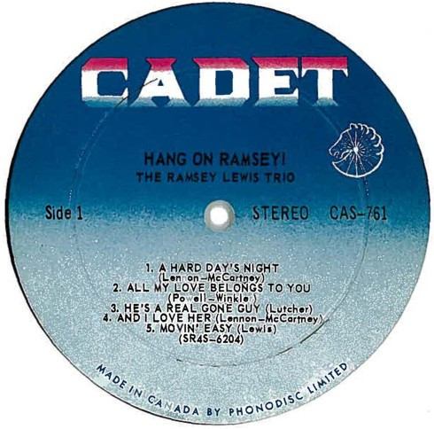 The Ramsey Lewis Trio - Hang On Ramsey! (LP, Album) (Very Good Plus (VG+)) - Image 3