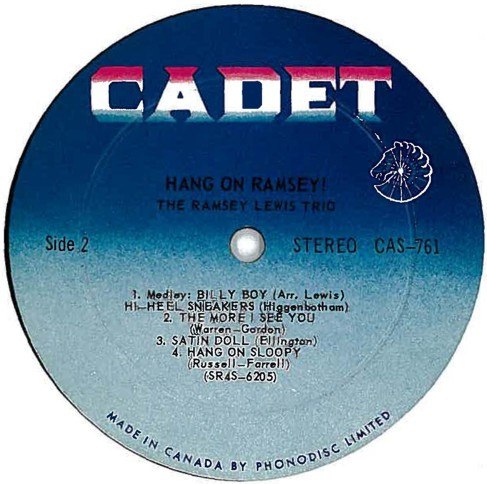 The Ramsey Lewis Trio - Hang On Ramsey! (LP, Album) (Very Good Plus (VG+)) - Image 4