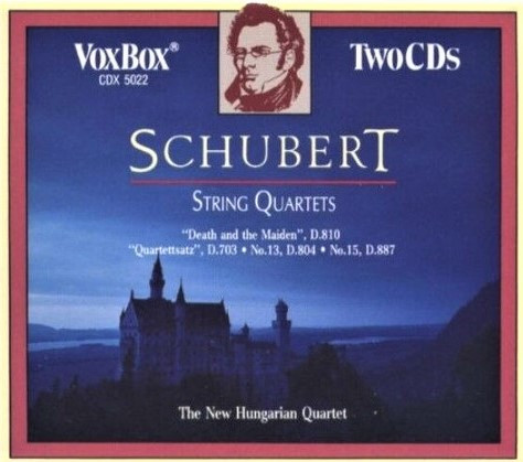 Schubert* – New Hungarian Quartet - String Quartets – "Death And The Maiden", D.810 • "Quartettsatz", D.703 • No.13, D.804 • No.15, D.887 (2xCD, Album, RE, RM) (Near Mint (NM or M-))