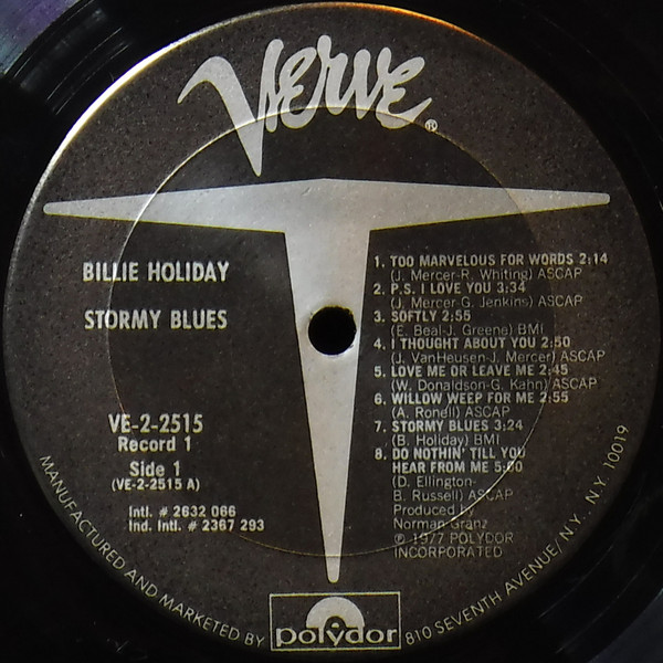 Billie Holiday - Stormy Blues (2xLP, Comp, Pit) (Very Good Plus (VG+)) - Image 5