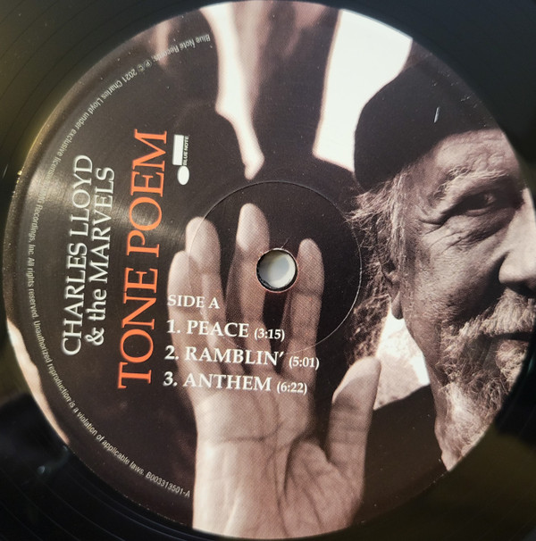 Charles Lloyd & The Marvels - Tone Poem (2xLP, Album, 180) (Mint (M)) - Image 5