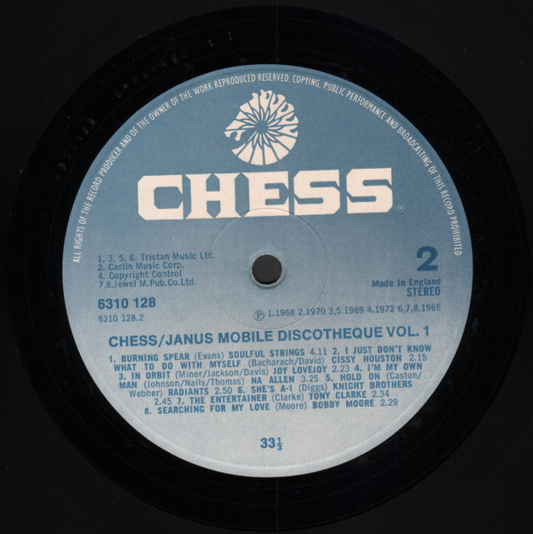 Various - The Chess/Janus Mobile Discotheque - Volume 1 (LP, Comp) (Very Good Plus (VG+)) - Image 4