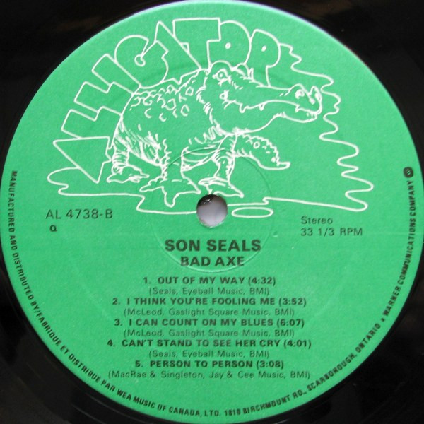 Son Seals - Bad Axe (LP, Album) (Very Good Plus (VG+)) - Image 4