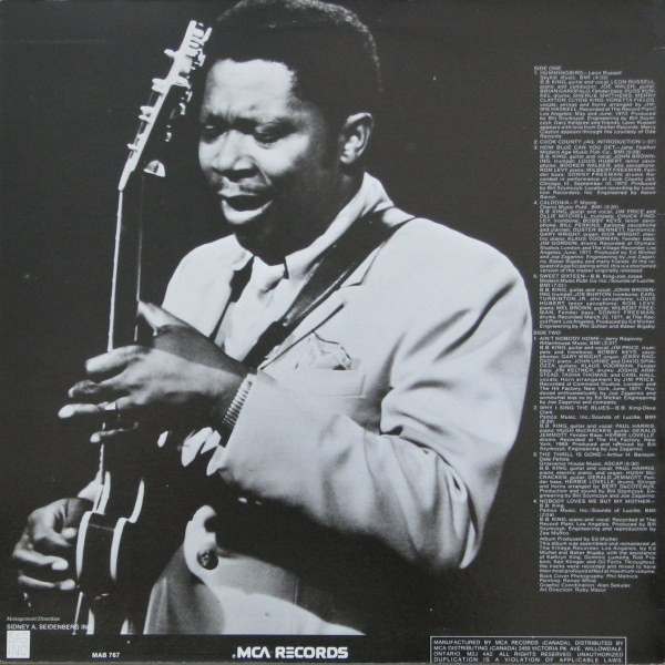B.B. King - The Best Of B.B. King (LP, Comp, RE) (Very Good Plus (VG+)) - Image 2