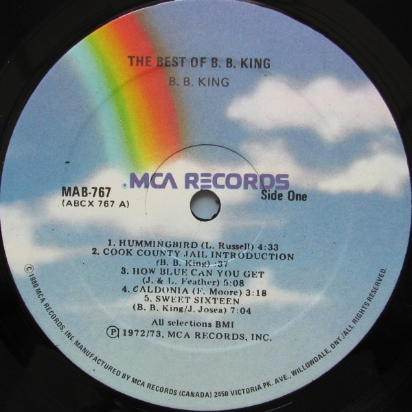 B.B. King - The Best Of B.B. King (LP, Comp, RE) (Very Good Plus (VG+)) - Image 3