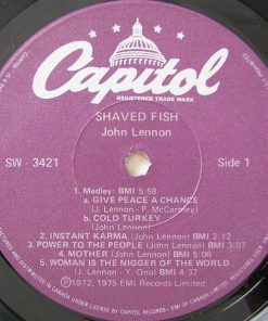 John Lennon / The Plastic Ono Band - Shaved Fish (LP, Comp, RE, Pur) (Mint (M)) - Image 3