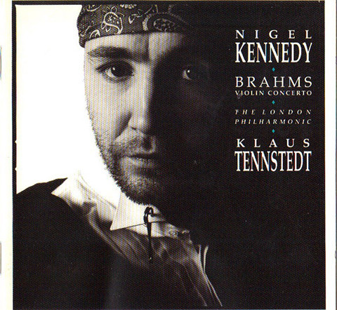 Nigel Kennedy · Brahms* · The London Philharmonic* · Klaus Tennstedt - Violin Concerto (CD, Album) (Near Mint (NM or M-))
