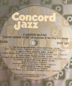 Carmen McRae - You're Lookin' At Me (LP, Album) (Very Good Plus (VG+)) - Image 3
