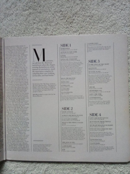 Charlie Parker - The Verve Years (1952-54) (2xLP, Comp, RE, Gat) (Very Good Plus (VG+)) - Image 5