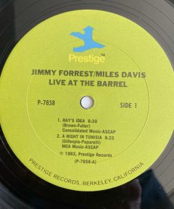 Jimmy Forrest / Miles Davis - Live At The Barrel (LP, Album, Mono) (Near Mint (NM or M-)) - Image 3