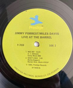 Jimmy Forrest / Miles Davis - Live At The Barrel (LP, Album, Mono) (Near Mint (NM or M-)) - Image 4