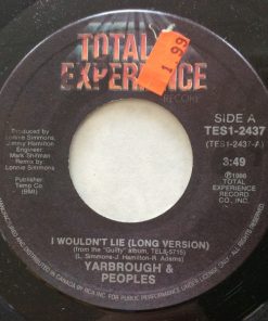 Yarbrough & Peoples - I Wouldn't Lie (7") (Very Good Plus (VG+))