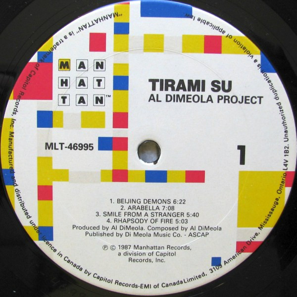 Al Di Meola Project - Tirami Su (LP, Album) (Near Mint (NM or M-)) - Image 3