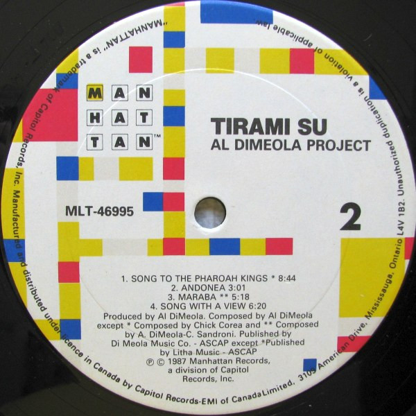 Al Di Meola Project - Tirami Su (LP, Album) (Near Mint (NM or M-)) - Image 4
