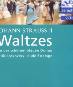 Johann Strauss Jr. – Willi Boskovsky • Rudolf Kempe - Waltzes — An die schonen blauen danau (2xCD, Comp, RM) (Very Good Plus (VG+))
