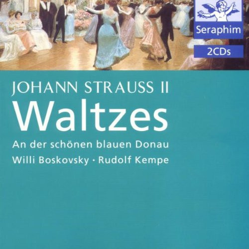 Johann Strauss Jr. – Willi Boskovsky • Rudolf Kempe - Waltzes — An die schonen blauen danau (2xCD, Comp, RM) (Very Good Plus (VG+))