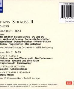 Alternative view of Johann Strauss Jr. – Willi Boskovsky • Rudolf Kempe - Waltzes — An die schonen blauen danau (2xCD, Comp, RM) (Very Good Plus (VG+))