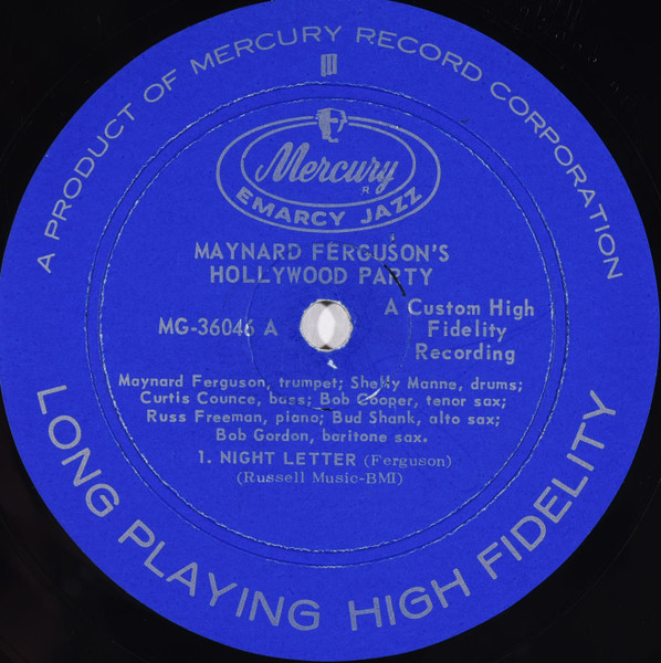 Maynard Ferguson - Hollywood Party (LP, Mono, RE) (Very Good Plus (VG+)) - Image 3