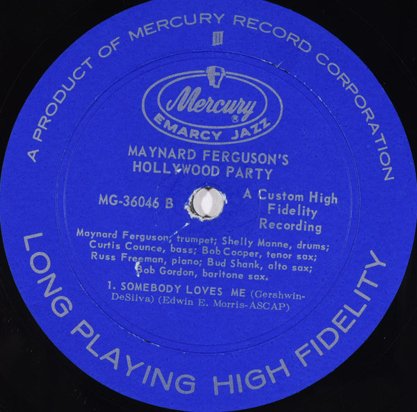 Maynard Ferguson - Hollywood Party (LP, Mono, RE) (Very Good Plus (VG+)) - Image 4