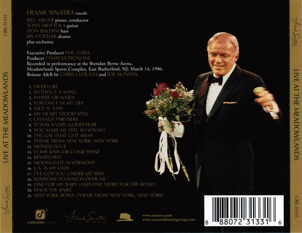Frank Sinatra - Live At The Meadowlands (CD, Album) (Mint (M)) - Image 2