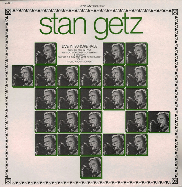 Stan Getz - Live In Europe 1958 (LP, Comp) (Near Mint (NM or M-))
