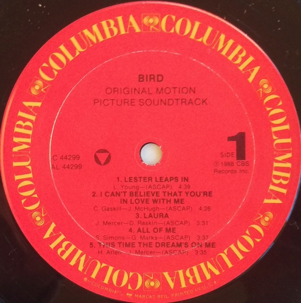 Bird (28) - Bird (Original Motion Picture Soundtrack) (LP, Album) (Very Good Plus (VG+)) - Image 3