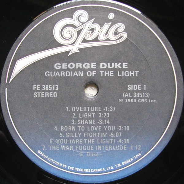George Duke - Guardian Of The Light (LP, Album) (Near Mint (NM or M-)) - Image 3