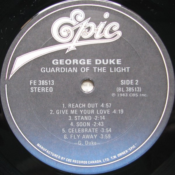 George Duke - Guardian Of The Light (LP, Album) (Near Mint (NM or M-)) - Image 4