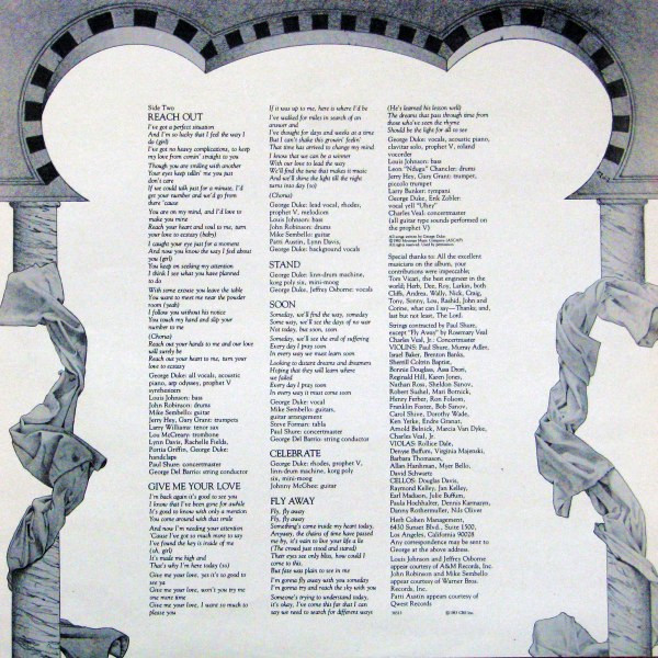 George Duke - Guardian Of The Light (LP, Album) (Near Mint (NM or M-)) - Image 5