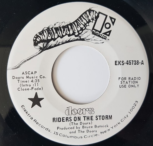 The Doors - Riders On The Storm (7", Single, Promo) (Near Mint (NM or M-))